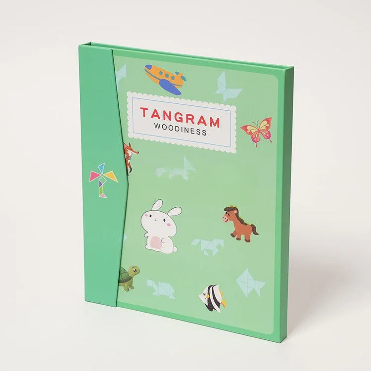Magnetisches Tangram-Montessori-Buch