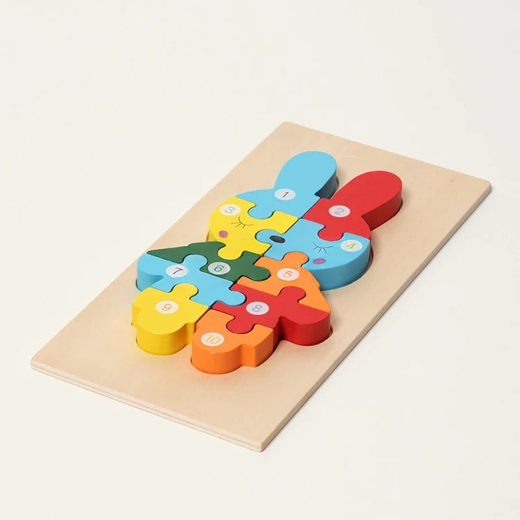 Montessori-Holzpuzzle