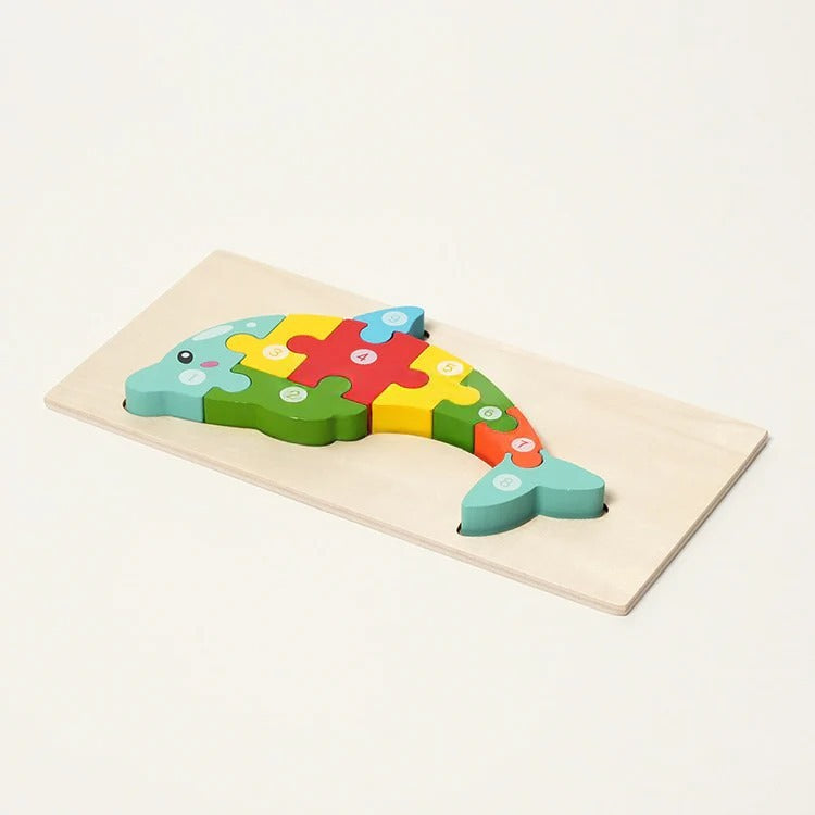 Montessori-Holzpuzzle