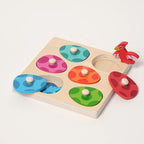 Montessori-Puzzle „Das Schlüpfen des Dinosauriers“