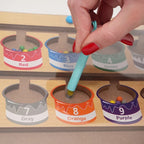 Montessori-Magnetpuzzle zum Sortieren nach Farben