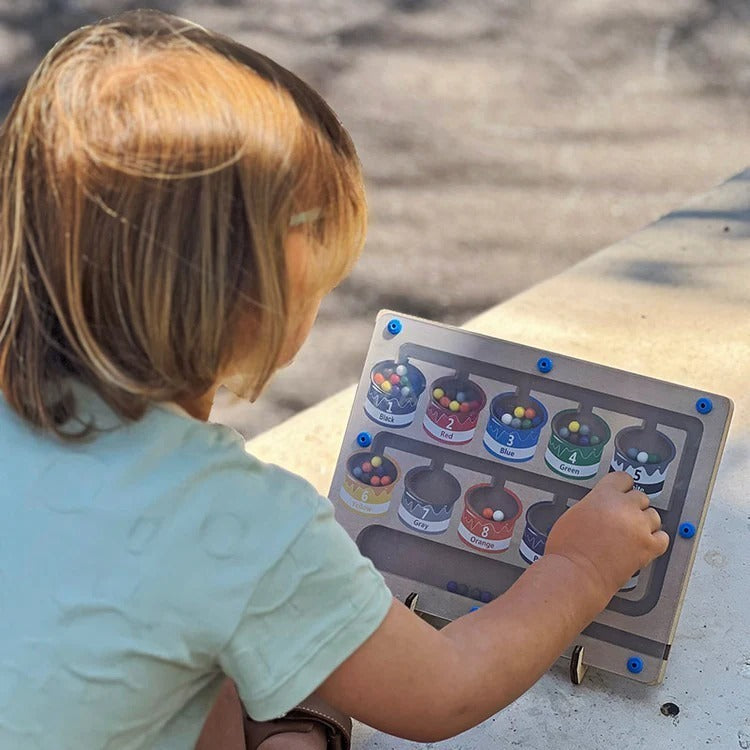 Montessori-Magnetpuzzle zum Sortieren nach Farben