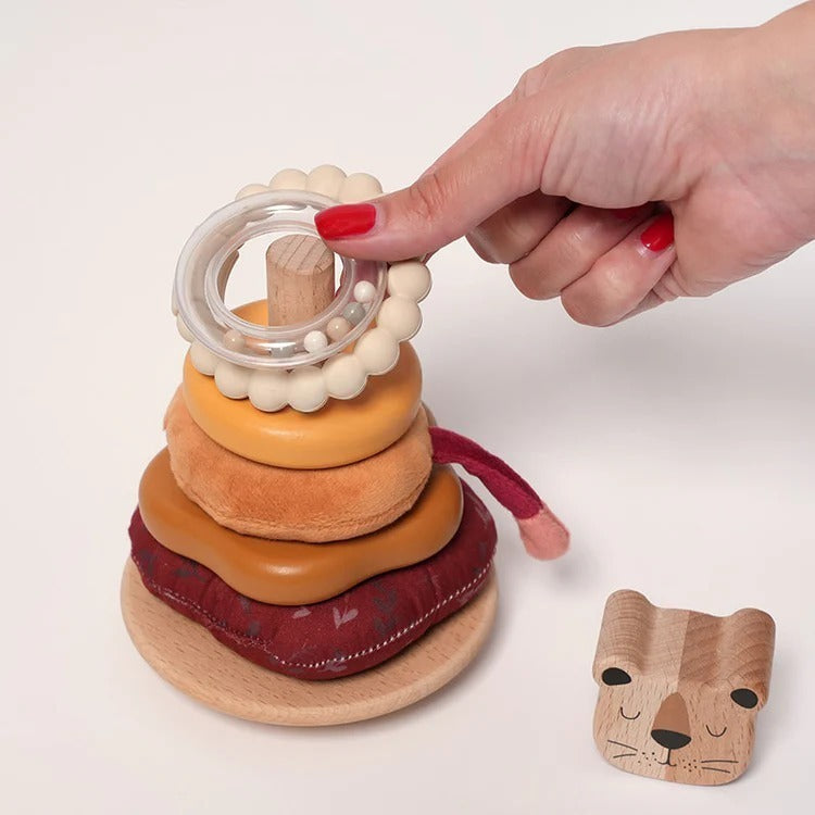 Montessori-Stapelspiel „Kleiner Löwe“