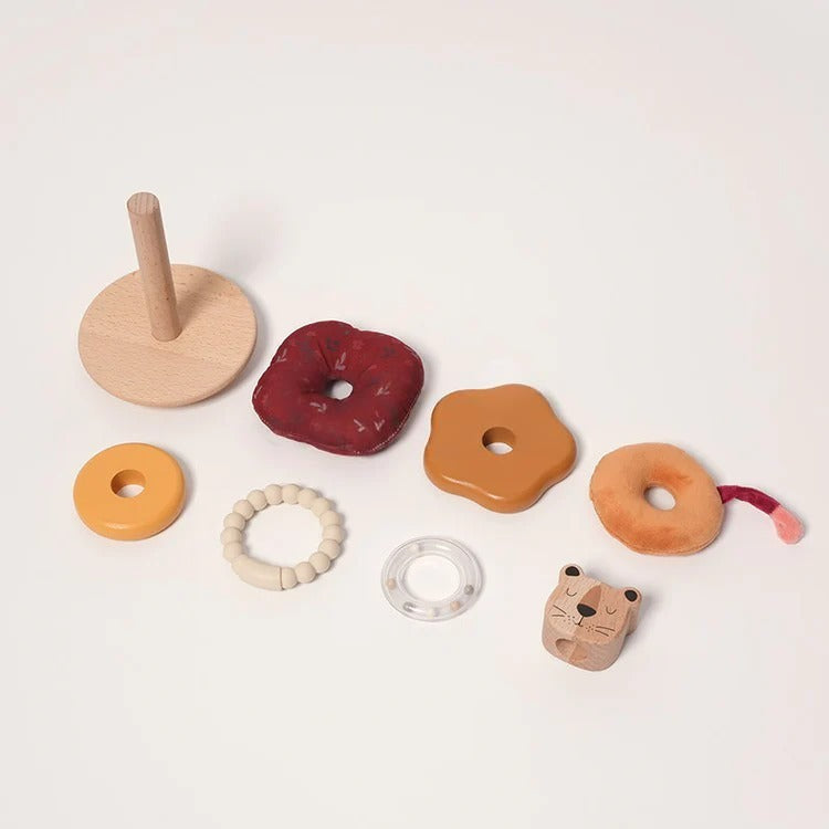Montessori-Stapelspiel „Kleiner Löwe“