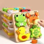 Montessori-Puzzles aus Holz
