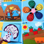 Interaktives Montessori-Pappbilderbuch