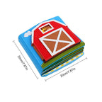 Interaktives Montessori-Pappbilderbuch