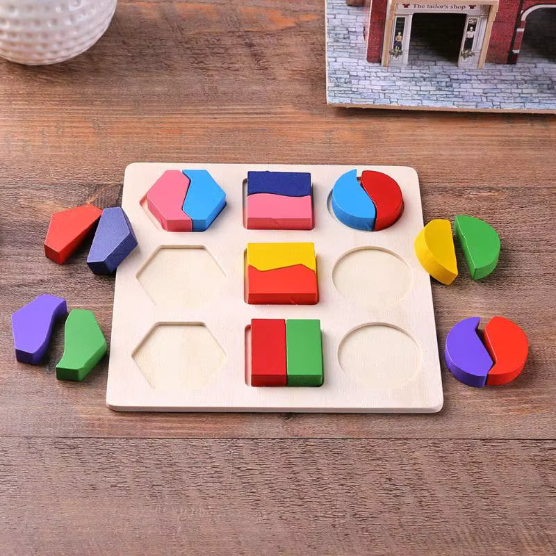 Montessori-Holzform-Zuordnungstafel