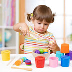 Montessori-Set zum Sortieren und Zählen