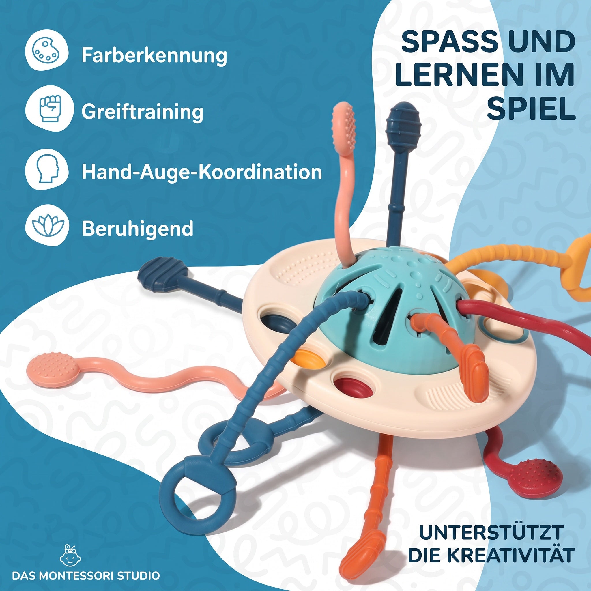 Montessori-Sinnes-Spielzeug aus Silikon