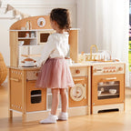 Multifunktionales Montessori-Spielmöbel aus Holz für Kinder