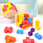Montessori-3D-Würfelpuzzle
