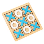 Montessori-Tic-Tac-Toe-Spiel aus Holz