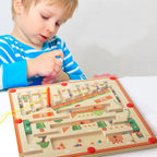 Montessori-Labyrinth aus Farben und Zahlen