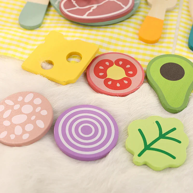 Montessori-Picknick-Set aus Holz