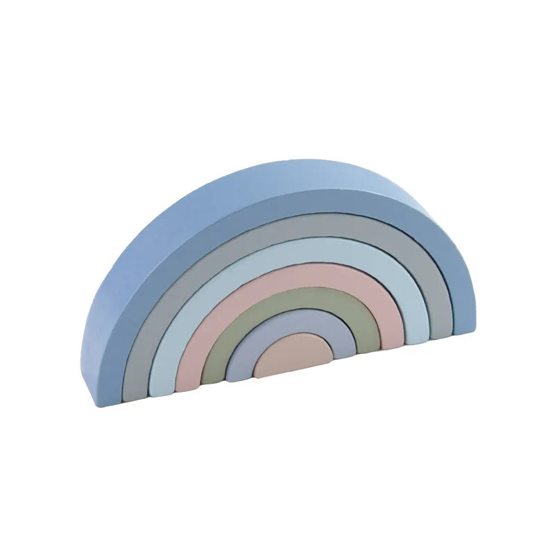 Montessori-Holzpuzzle „Regenbogen“