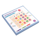 Montessori-Puzzle zur Farbabstimmung mit Fischen