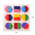 Montessori-Holzform-Zuordnungstafel