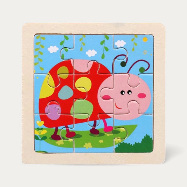 Montessori-Puzzle „Tiere“ aus Holz
