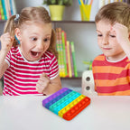 4er-Set Pop-it aus Silikon im Montessori-Stil