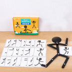 Bewegliche Montessori-Holzpuppe
