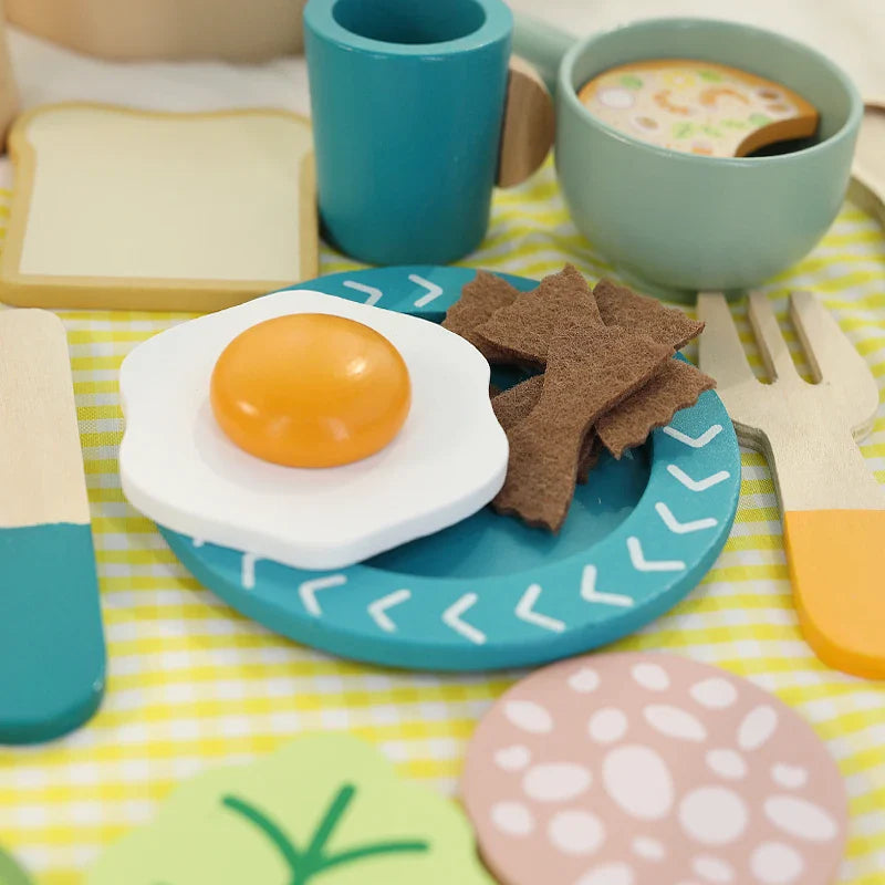 Montessori-Picknick-Set aus Holz