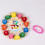 Montessori-Pinguin-Wanduhr