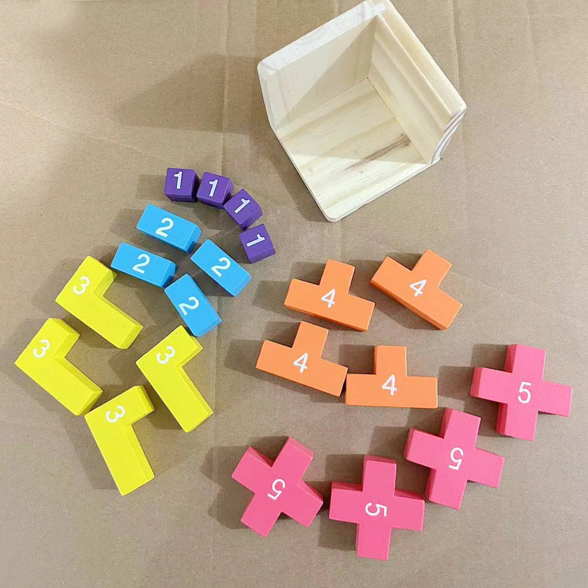 Montessori-3D-Würfelpuzzle
