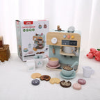 Montessori-Kaffeemaschine aus Holz