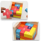 Montessori-3D-Würfelpuzzle