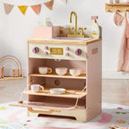 Multifunktionales Montessori-Möbelstück aus Holz für Kinder
