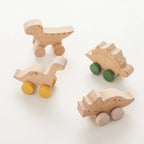 Montessori-Spielzeug mit Rädern