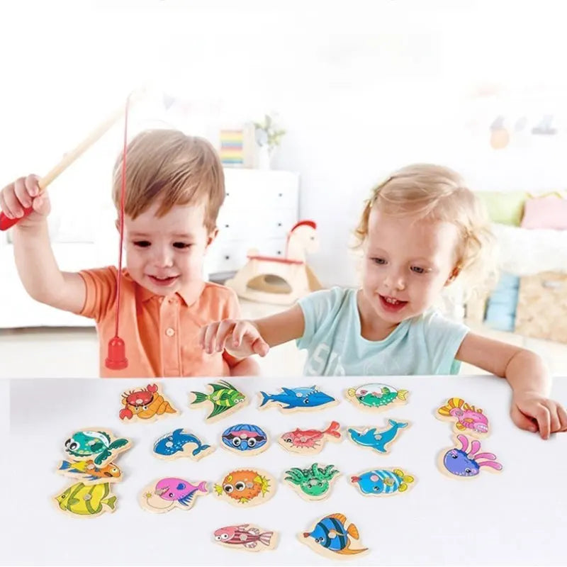 Montessori-Angel-Spiel aus Holz