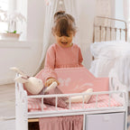 Montessori-Puppenbett mit Stauraum und Kleiderschrank
