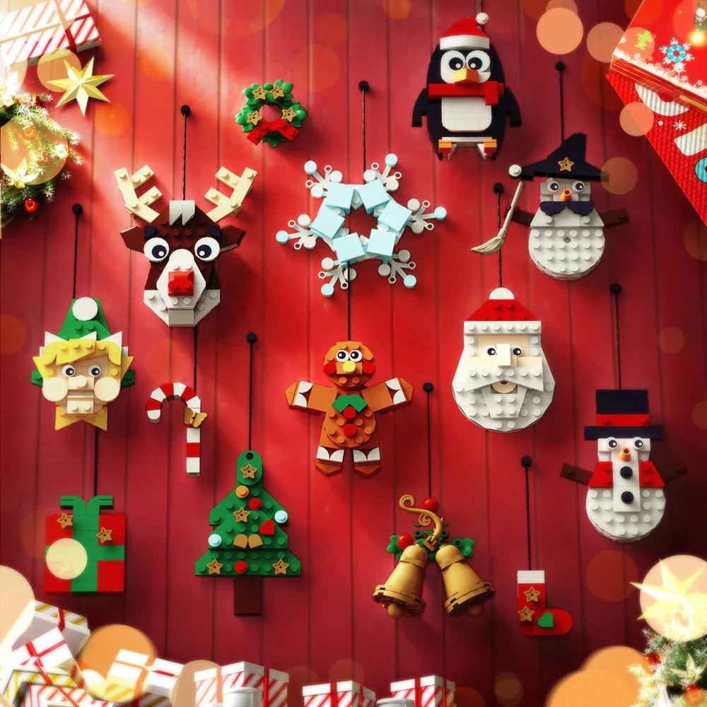 Montessori-Weihnachtsbauklötze