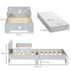 Montessori-Bett Kinder Mond & Sterne