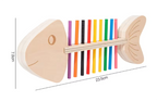 Montessori-Puzzle aus Fischknochen
