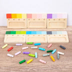 Montessori-Spiel zur Farberkennung
