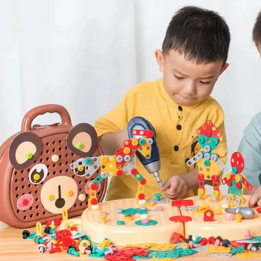 Montessori-Bohrset für Mosaike