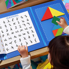 Magnetisches Tangram-Montessori-Buch