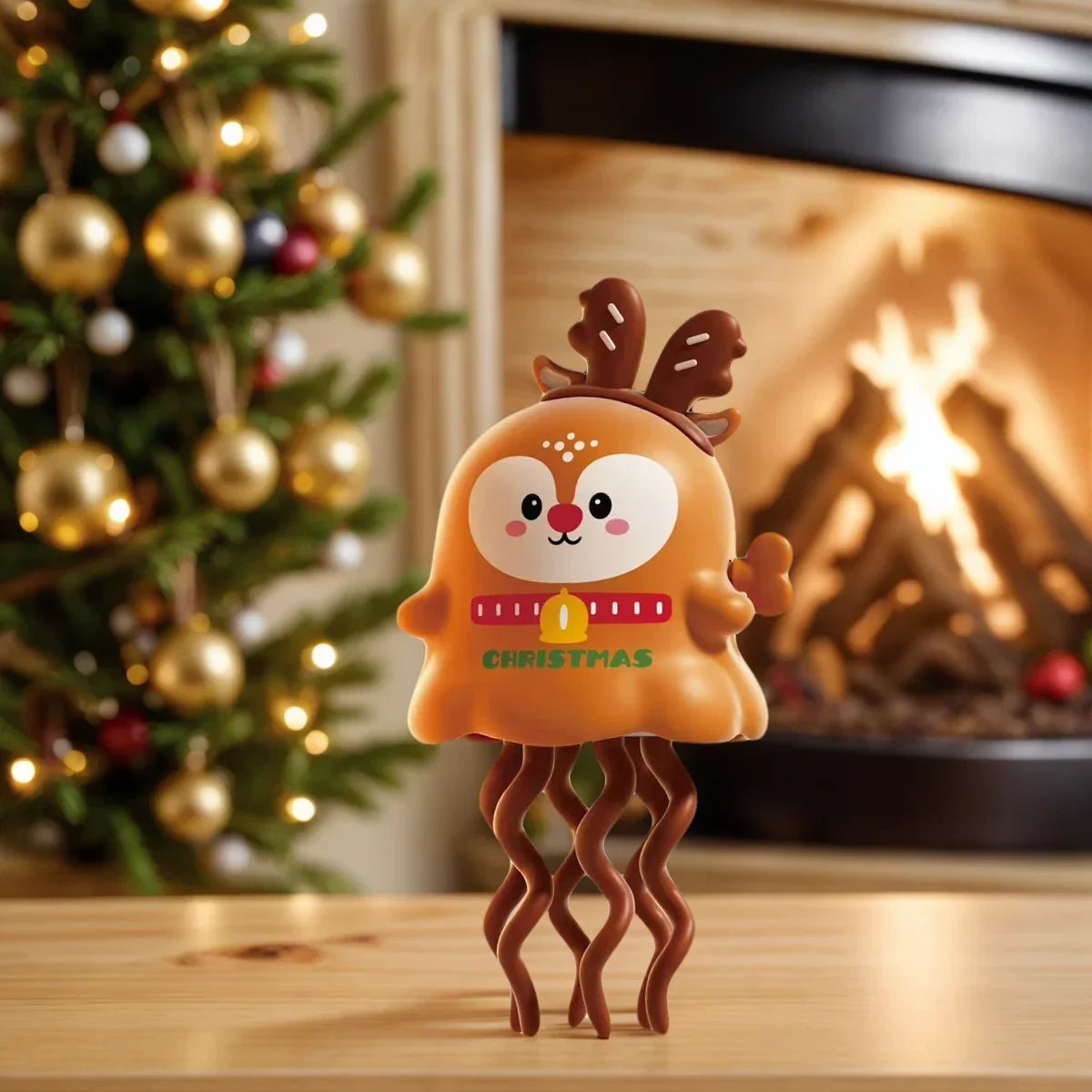 Montessori-Spielzeug: Weihnachtsfiguren mit Tentakeln