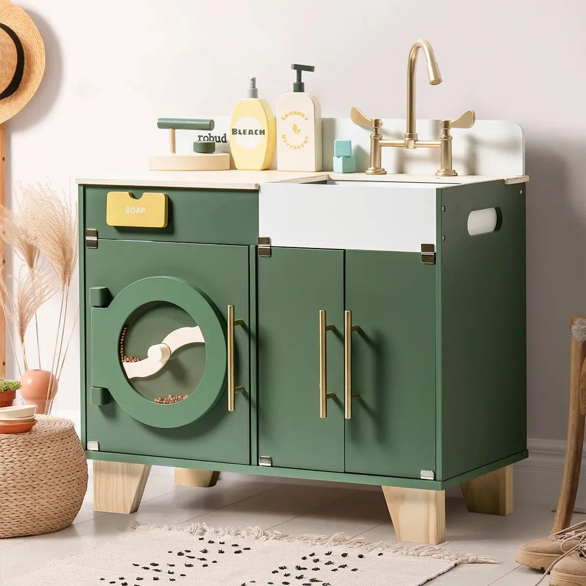 Montessori-Nachbau-Möbel aus Holz für Küche und Haushalt