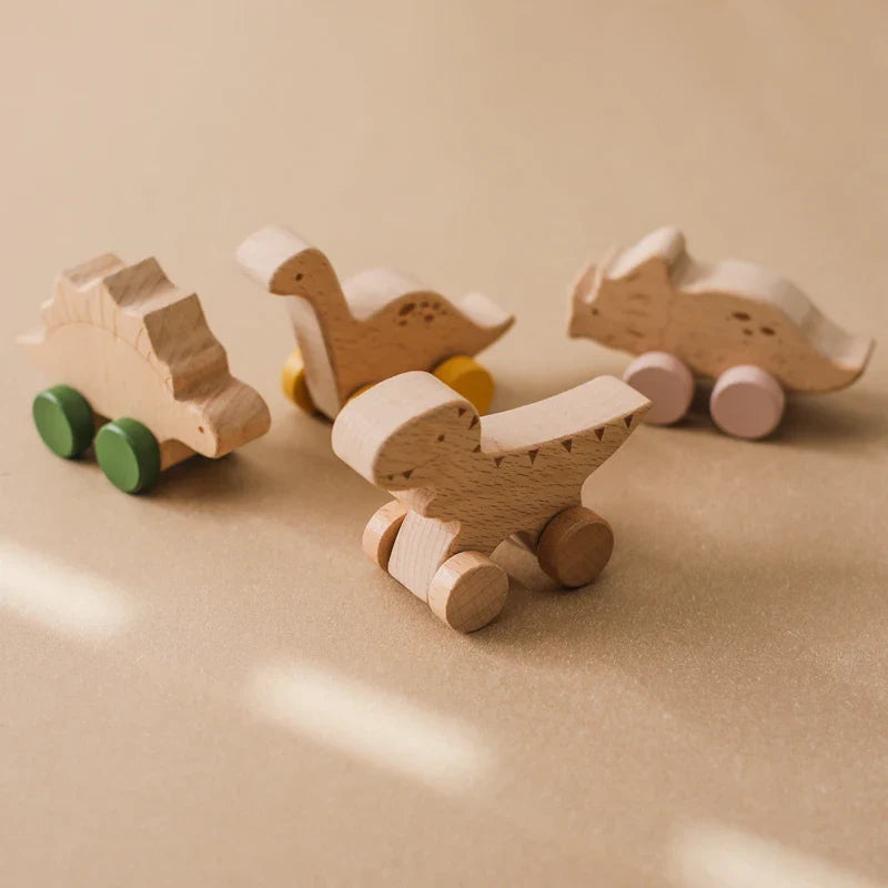 Montessori-Spielzeug mit Rädern