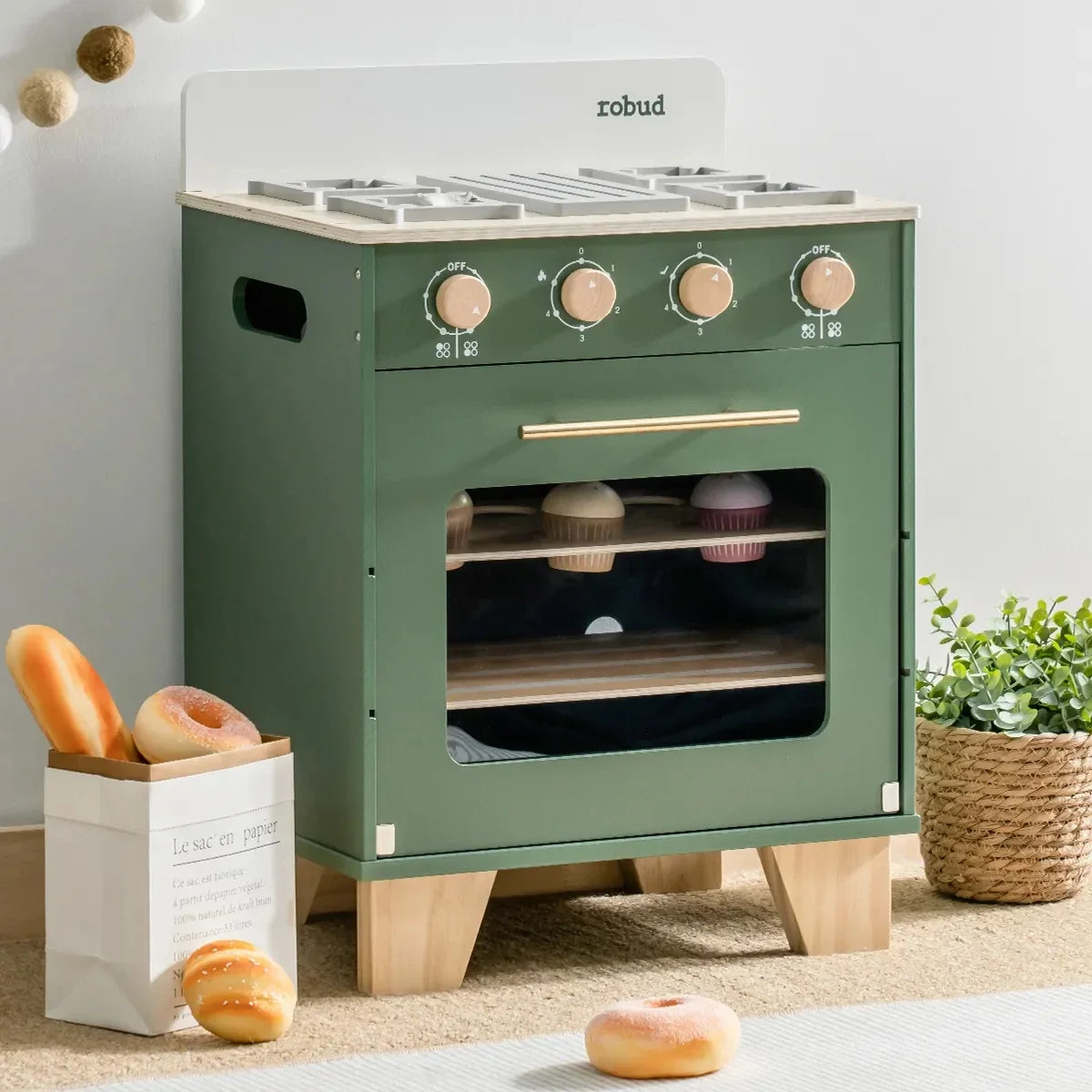 Montessori-Nachbau-Möbel aus Holz für Küche und Haushalt