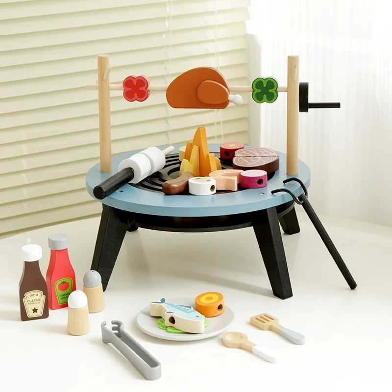 Barbecue Montessori en Bois