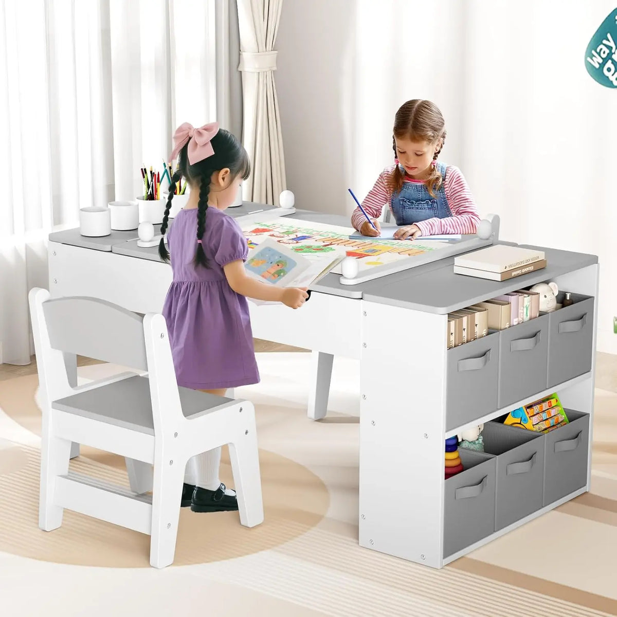 Montessori-Aktivitäten-Tisch