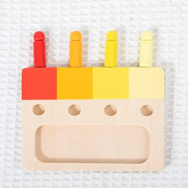 Montessori-Spiel zur Farberkennung
