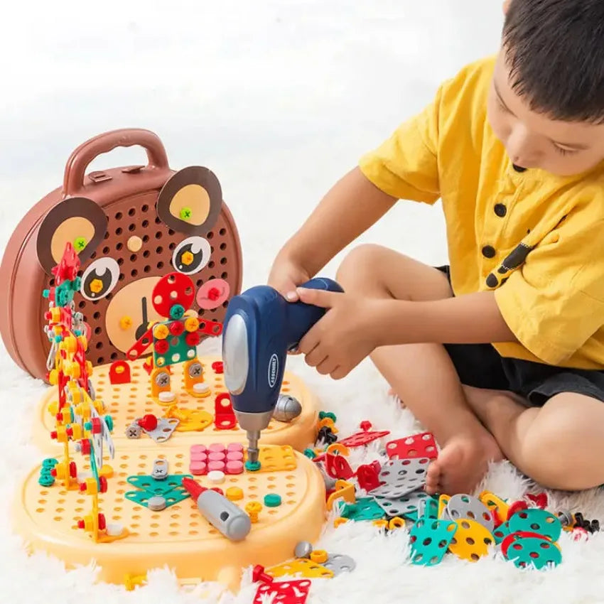 Montessori-Bohrset für Mosaike