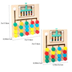 Montessori-Puzzle zum Sortieren nach Farben