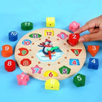 Montessori-Pinguin-Wanduhr